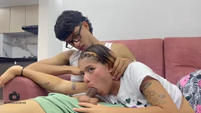 Little Sister Orgy: Stepbro's Dirty Deeds Cum in Her Butt&#x1F351;