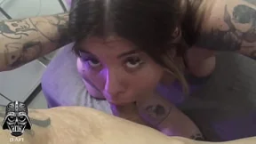 Naughty😈 little tramp swallowing two thick rods and getting absolutely soaked Naughty😈 little tramp swallowing two thick rods and getting absolutely soaked