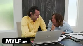 Blowjobs in the conference room, sloppy secretary gets what she deserves!