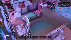 Stepbro's sleazy sneak peeks sis' pervy pics, anime booty exposed