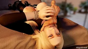HOT GIANT Blonde Teasing Tiny Man TEASER HOT GIANT Blonde Teasing Tiny Man TEASER