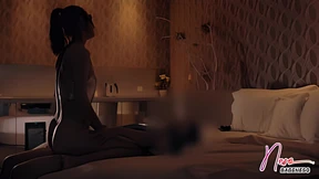 Savage finger banging and rough riding for this insatiable slut