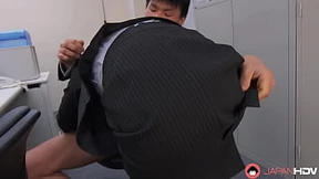 Haruka Miura's filthy office mouth got pounded raw by a certain someone's stiff tool Haruka Miura's filthy office mouth got pounded raw by a certain someone's stiff tool