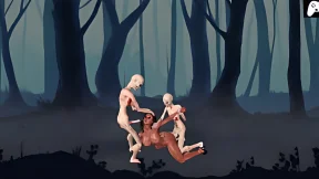 Milf soldier ravaged by undead warriors' massive cocks in forest fuck fest Milf soldier ravaged by undead warriors' massive cocks in forest fuck fest