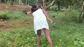 Boss's neighbor's wife gets ravished by multiple men under the trees
