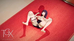 Naruto's Hotwife Hinata Fucks Like a Pro in Lewd 3D Sex Orgy 