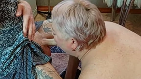 Older Slutt Mom Sucks Dick&#x1F346; Till Gushy Ejaculate in Mouth