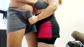 SEE NOW!!! High school babe gets nasty with behemoth boner