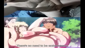Three-some with three busty babes getting nailed in Japanese erotic animation Three-some with three busty babes getting nailed in Japanese erotic animation