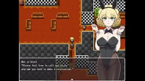 Deep-throating 3 hookers in a brothel, villainous style
