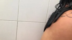 That filthy bathroom seductress pumps out a monster load on her colossal booty That filthy bathroom seductress pumps out a monster load on her colossal booty