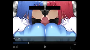 Watch some weird vids on computer, NTR police: Ruri & Sakura - Part 11 - Deep DP FFM