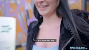 Public teen tramp gets her sweet fantasy cum-loaded to oblivion