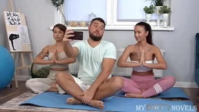 Jennifer Flex & Mary Frost - Two Yoga Chicks Go Wild in Sizzling FFM Orgy Jennifer Flex & Mary Frost - Two Yoga Chicks Go Wild in Sizzling FFM Orgy