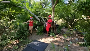 Unwrapping His Huge Cock&#x1F32D; in the Woods on Christmas Morning