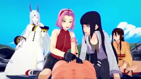 Raunchy Naruto 3D Orgy Extravaganza Unleashed