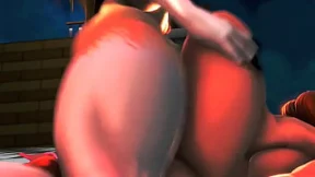 Throne-bound honey devours Daisy, a sensual indulgence
