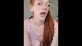 Blazing fiery passion ignites as fiery redhead gets down and dirty