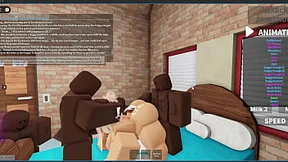 Sixteen filthy studs gang-fucking a vulnerable teen snowbunny's every orifice on ROBLOX Sixteen filthy studs gang-fucking a vulnerable teen snowbunny's every orifice on ROBLOX