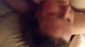 Emily Van Dee's hubby gets his face slammed in hers