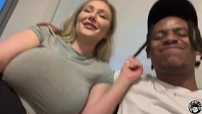 Big-titted Canadian super-cutie gets down with tiny stud's throbbing member Big-titted Canadian super-cutie gets down with tiny stud's throbbing member