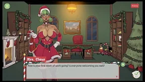 Teasing Anal&#x1F44C; Delights Underneath Mrs Claus' Underskirt
