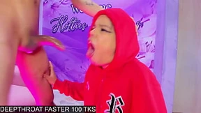 Dirty Venezuelan Cutie Sucks Dick&#x1F346; Like Her Life Depends On It