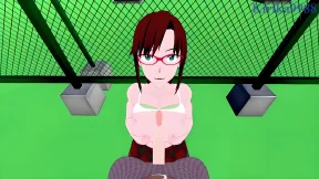 Blindly ravaging rooftop rapture as Mari and I surrender to raw animal passion - Neon Genesis Evangelion Anime Blindly ravaging rooftop rapture as Mari and I surrender to raw animal passion - Neon Genesis Evangelion Anime