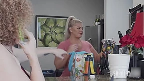 A nasty lesbo duo feasting on each other's fleshy cleavages & sensitive spots! A nasty lesbo duo feasting on each other's fleshy cleavages & sensitive spots!