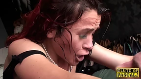 Roughly ravaged British housewife mercilessly pounded doggystyle