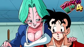 Future Bulma rides Gohan's Dragon Balls all night, raw and wet