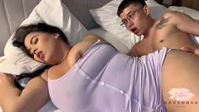 Savannah Watson: Stepson Creeps In While Cuckold Sleeps