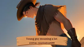 Moaning Young Stud Engages In Intense Pleasure