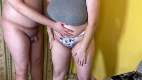 Cuckold Husband Watches His Big Boobed Wife Filled By Another Man While Jerks Off With His Tiny Cock🍆