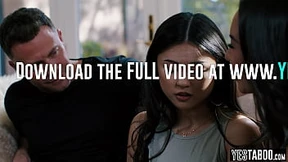  Tiny Asian Teen Kicks BDSM Fun with Bestie & BF