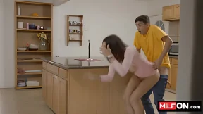 Shay Sights' Giant Tits Fucked Hard By Ricky Spanish On The Kitchen Counter