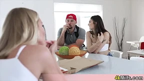 Stepmom Craves Fun with New GF - Perfect Wife Material