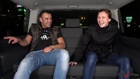 Sexy Girl Licking Dick&#x1F346; Inside Vehicle