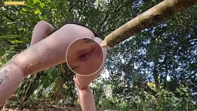 Dick&#x1F32D; Sliding Into My Tiny&#x9634;&#x9053; In Woods