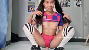 Tiny Tease Football Sweetheart Gets Rough Tiny Tease Football Sweetheart Gets Rough