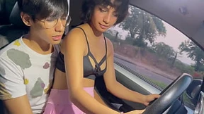 Shy Stepsister Gets Hard Fucked In Dad's Car On Mall Run