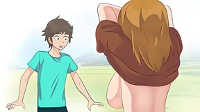 Stealth Peasant Flirts with Steve! Hentai Cartoon Parody!
