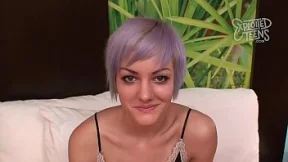 Tiny Gothic Teen Girl's Explicit Amateurs' Suck&#x1F61C; & Fuck Session