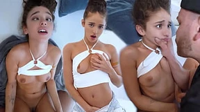 Cute Teen's Passionate Eye-Rolling Climax&#x1F680;