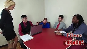 Year's Profits Orgy Celebration Among Company Employees