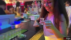 Stripped Escort's Anal&#x1F44C; & Face Creamed For Hard Nightclub Action