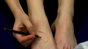 Sexy Senior Siren Cindy Spreads Legs For Sensual Skin-Tattoo F**kFest
