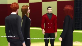 Love Triangle Debauchery: Ginny, Hermione, & Viktor Krum's Threesome Extravaganza - Cuckold Ron Helplessly Watches Love Triangle Debauchery: Ginny, Hermione, & Viktor Krum's Threesome Extravaganza - Cuckold Ron Helplessly Watches
