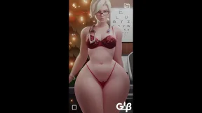 Mercy So Charming All Dolled Up In Tightest Thong & Cleavage-Popping Bra