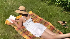 Woman In Dress Gets Double Penetration, Public Creampie By Stranger